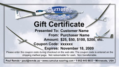 Gift Certificate