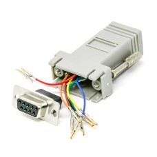 Adapter-RJ45-DB9f