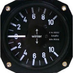 Winter-5282, Winter, Mechanical Variometer, Sensitive, 80mm, 1000 ft/min