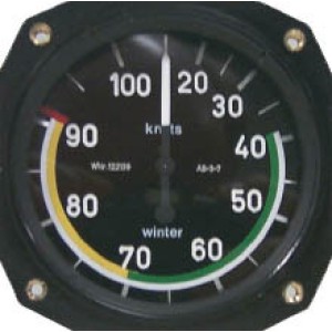 Winter-6512, Winter, Airspeed Indicator, Model 6 FMS 512