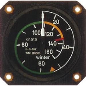 Winter-7423, Winter, Airspeed Indicator, Model: 7 FMS 423 - Most Popular