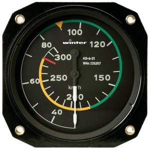 Winter-6422, WInter, Airspeed Indicator, Model: 6 FMS 422