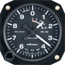 Winter-4325, Winter,  Altimeter, Model: 4 FGH 10, 20,000 feet, inHg, 3-pointer